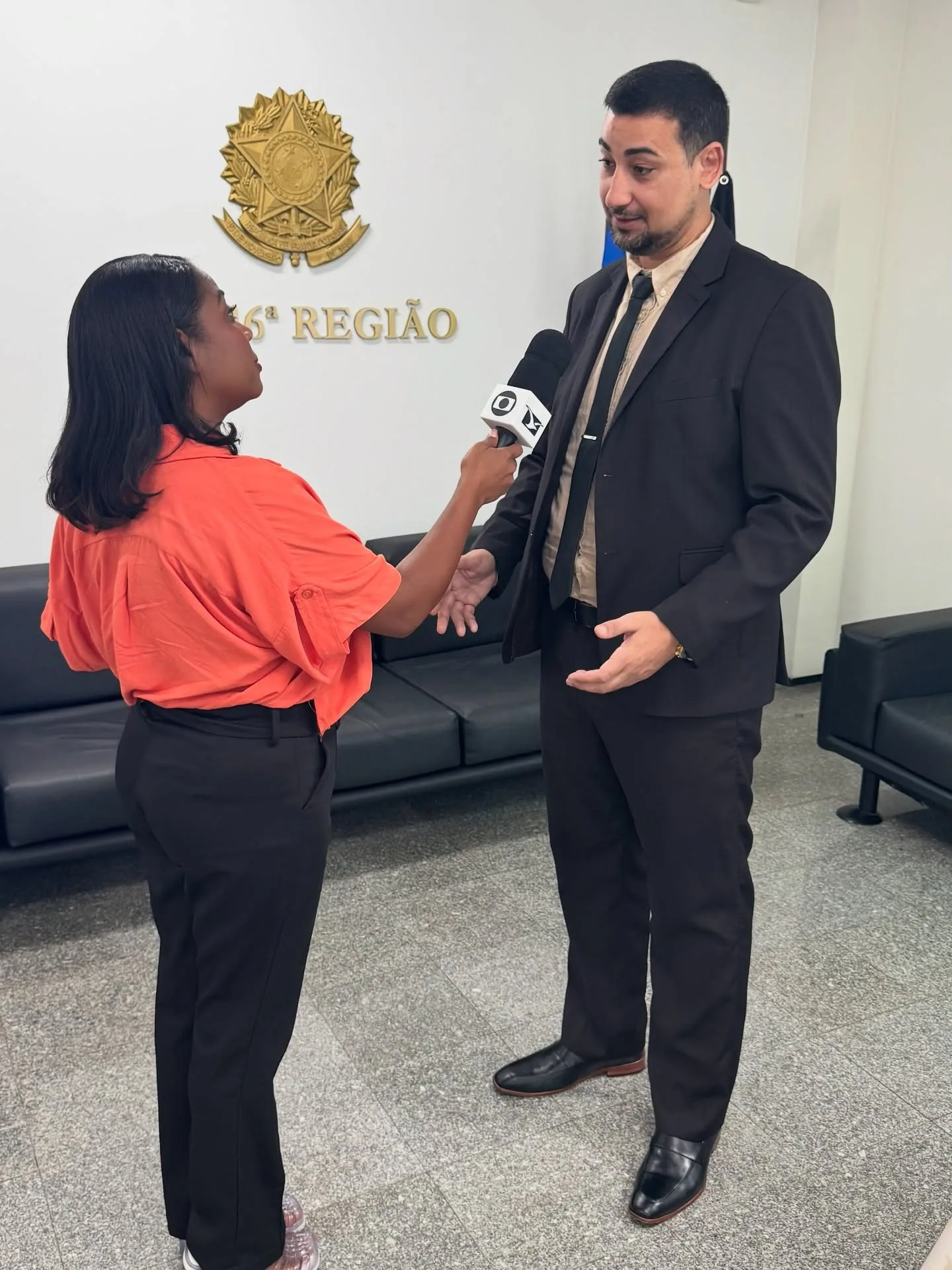 Marcos Tavares Durans em entrevista à imprensa